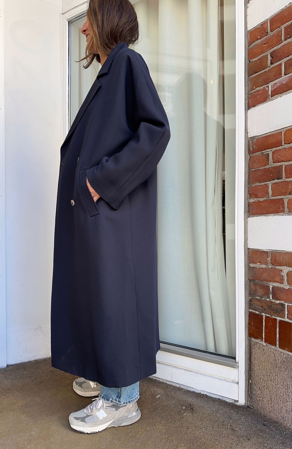 Iblamelulu Matteo Coat navy